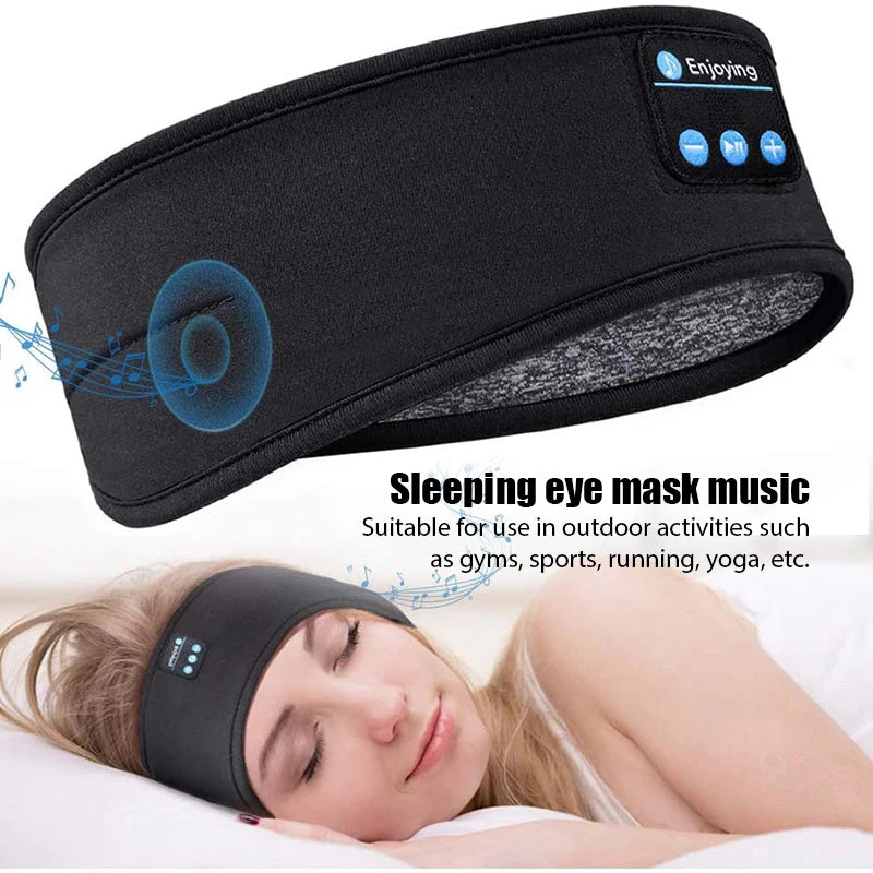 Ecouteur sans fil Bluetooth, casque de sommeil et bandeau de sport