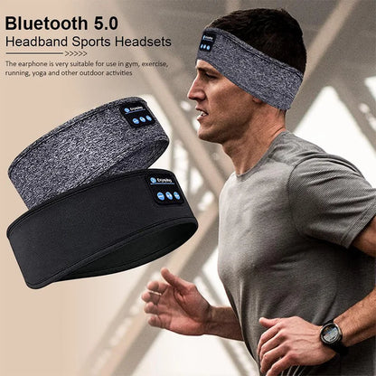 Ecouteur sans fil Bluetooth, casque de sommeil et bandeau de sport