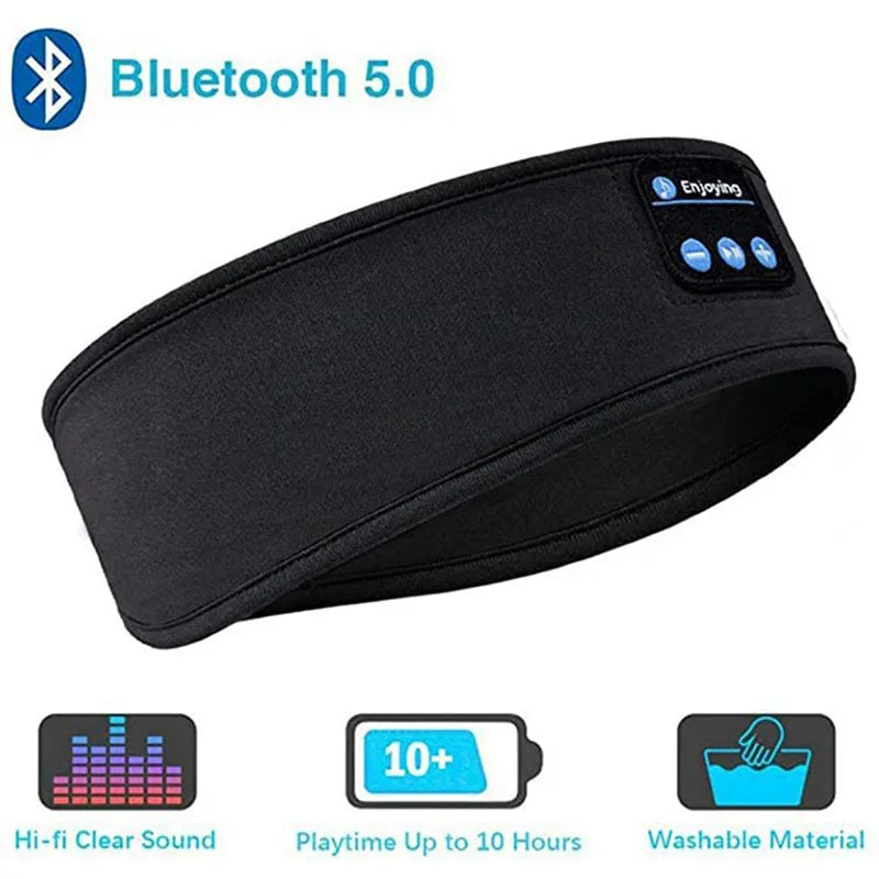 Ecouteur sans fil Bluetooth, casque de sommeil et bandeau de sport